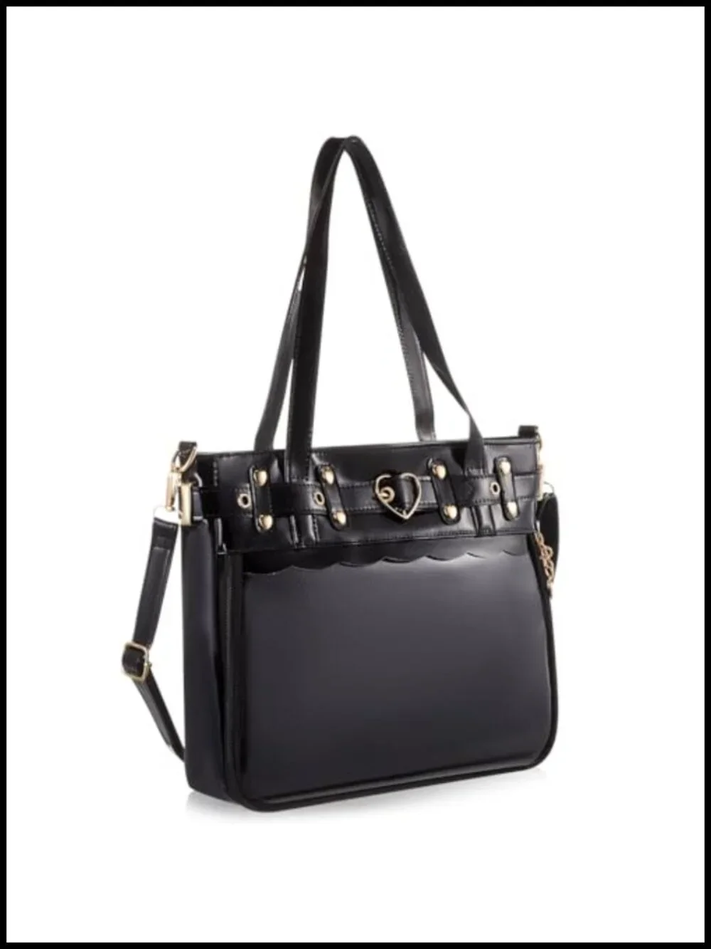 Large Ita Messenger Bag with Display Window for Pins, Anime, Kpop